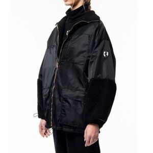 VHNY Reversible Windbreaker Jacket - Black size Small NWT